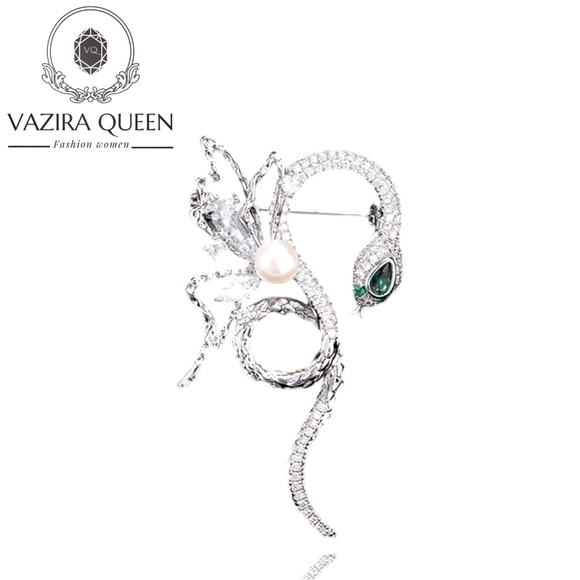 VQ Snake Brooch - Picture 1 of 4